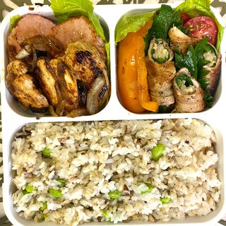 フードマン800ml簡単弁当(きのこバター混ぜ飯)